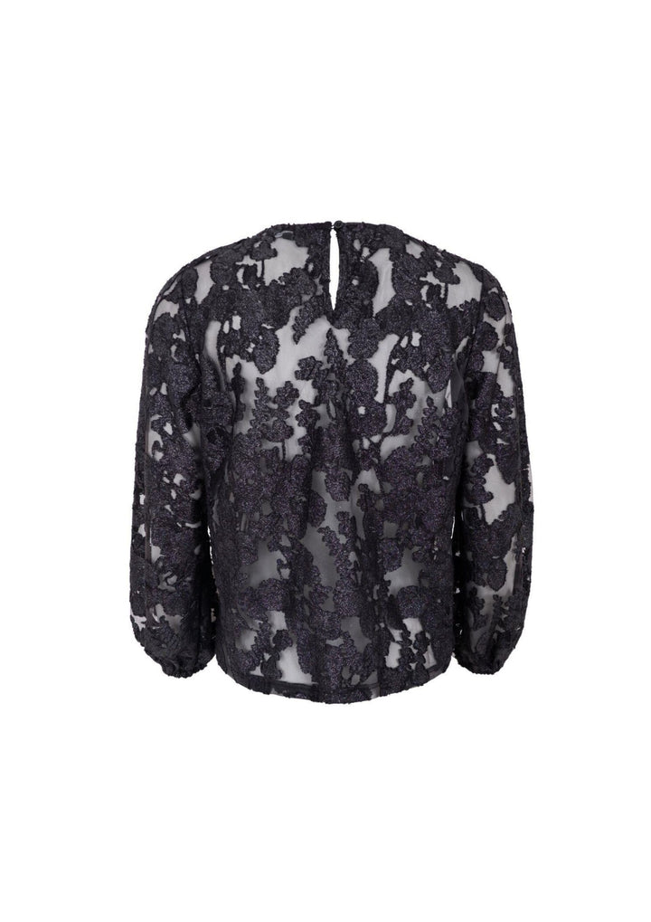 Black Colour - Casablanca Blouse - Black
