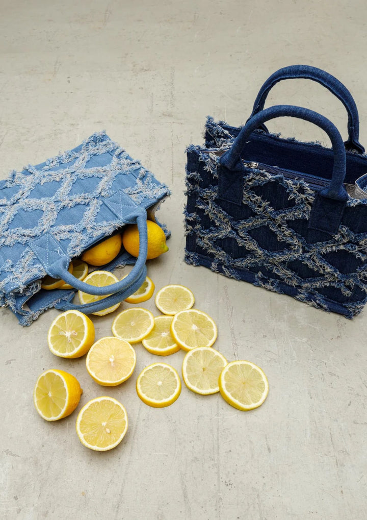 Black Colour - Coco denim - Shopper taske - dk Denim Blue - Onesize