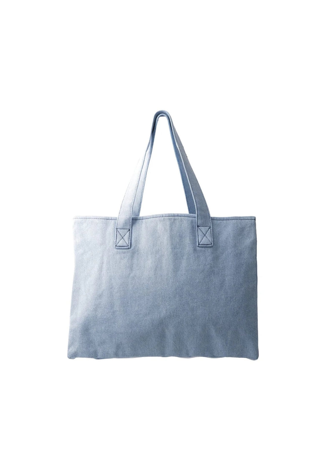 Black Colour - Didde Denim Shopper Bag - Lt Denim - Onesize