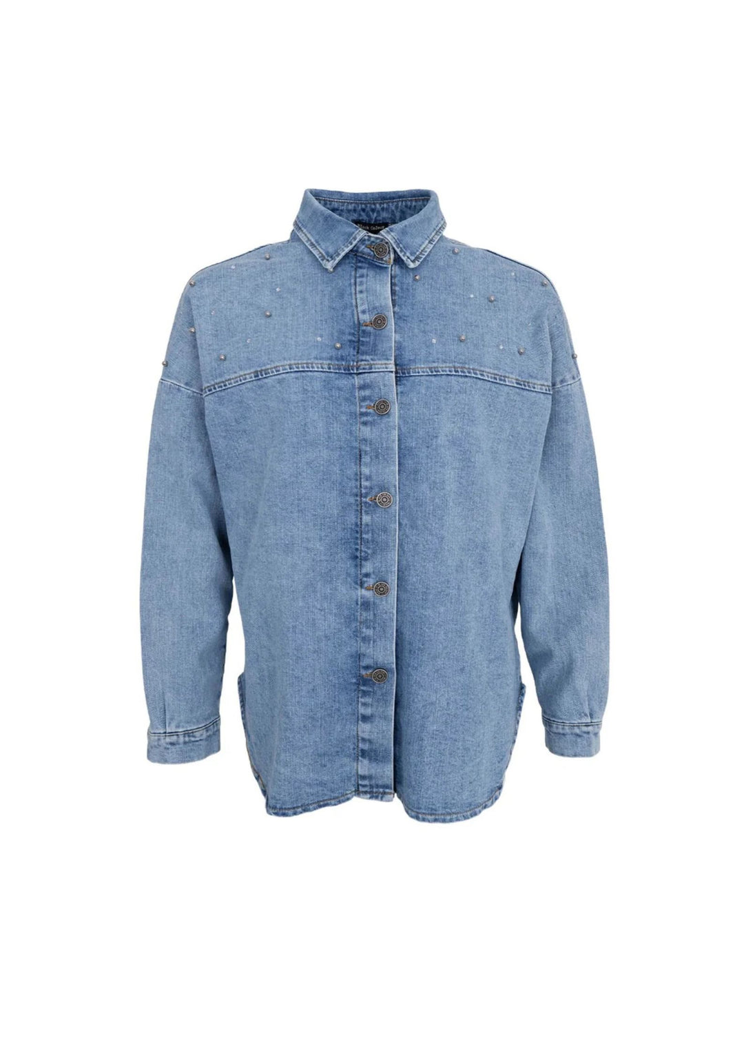 Black Colour - Fanny Jeans Skjorte Jakke - Lt. Denim - Onesize
