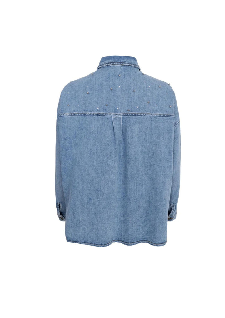 Black Colour - Fanny Jeans Skjorte Jakke - Lt. Denim - Onesize