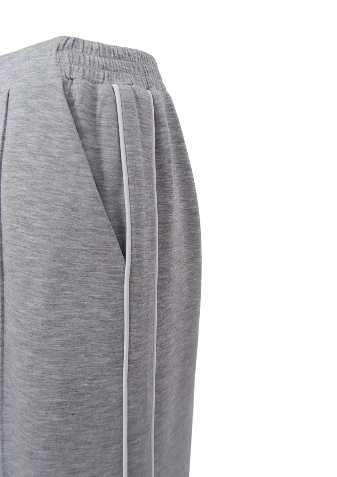 Black Colour - Gail Suited - Sweat Pant - Lt Grey