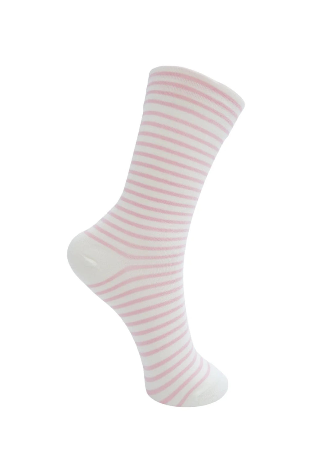 Black Colour - Gisele Striped Strømper - Lt Pink - Onesize