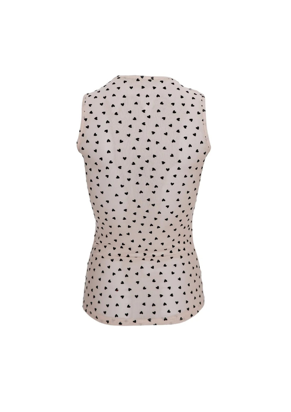 Black Colour - Isole Love - Mesh Tanktop - Nude Heart