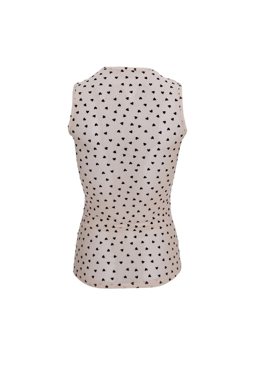 Black Colour - Isole Love - Mesh Tanktop - Nude Heart