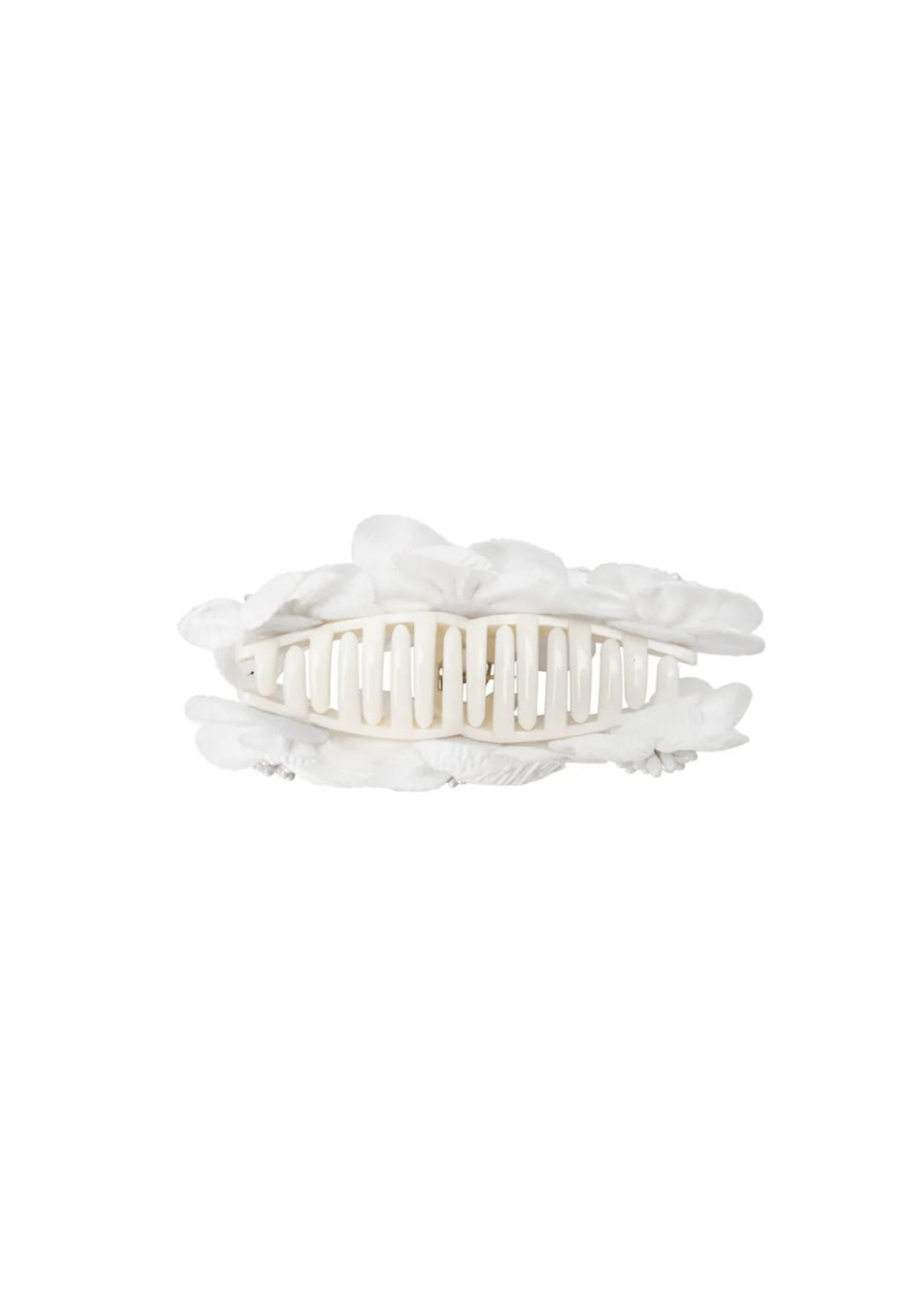 Black Colour - Lilbet Hair Claw - White - Onesize