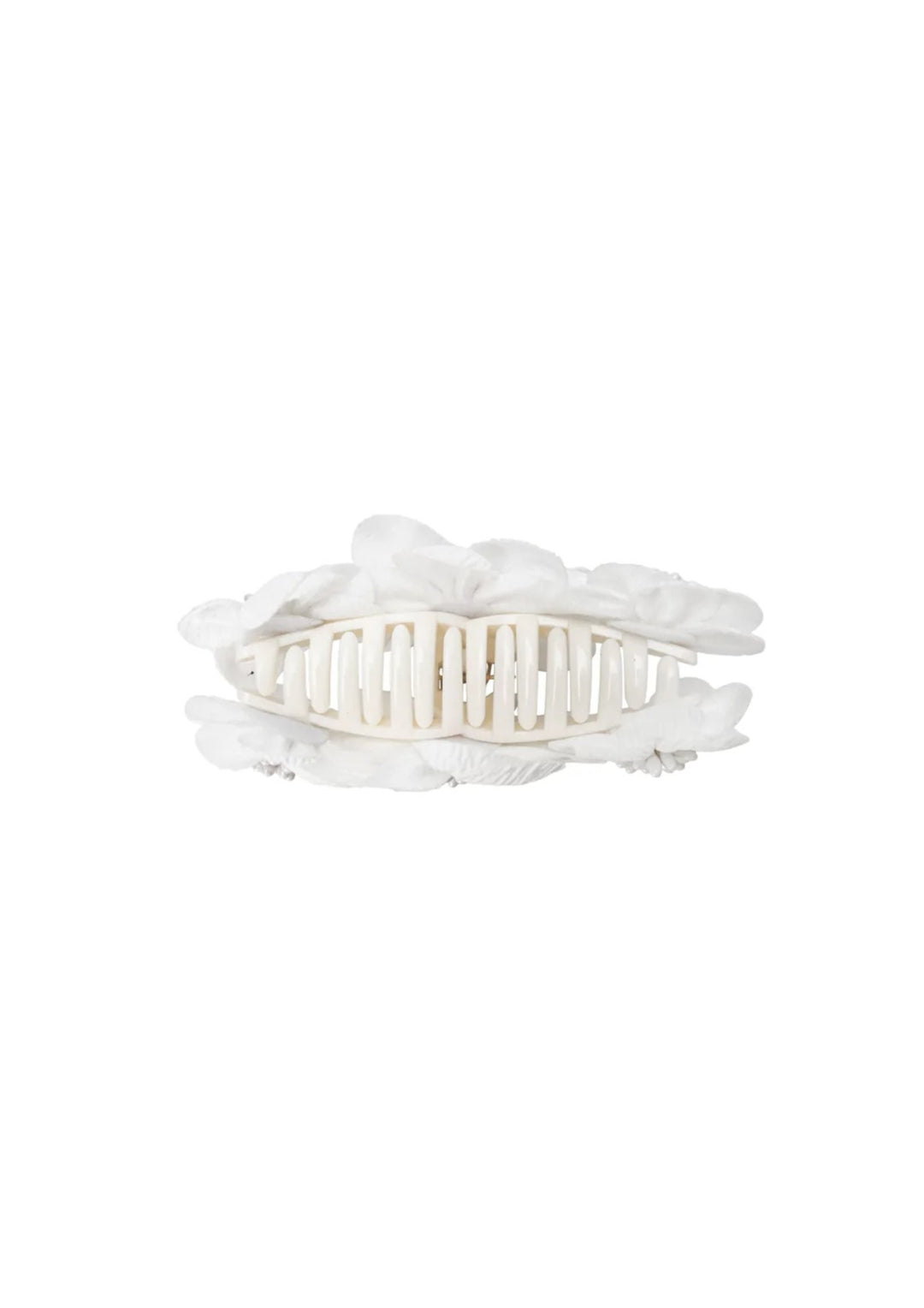 Black Colour - Lilbet Hair Claw - White - Onesize