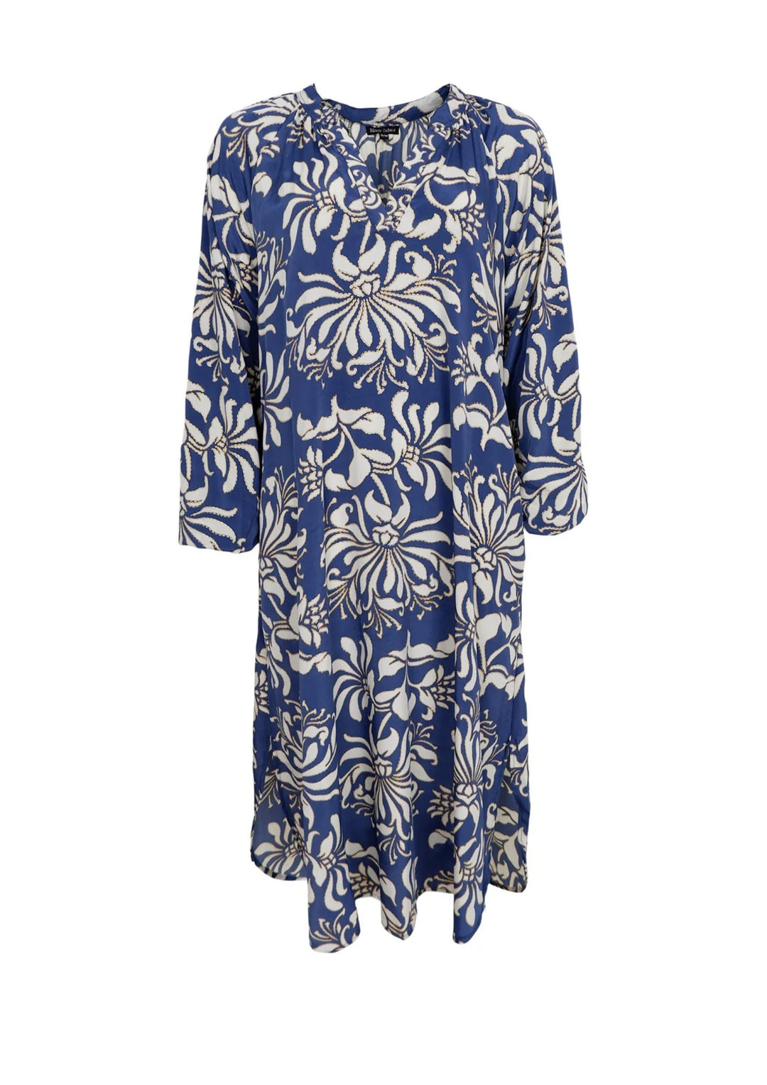 Black Colour - Luna Nelly Dress - Native Blue