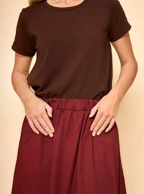 Black Colour - May SS T-shirt - Coffee