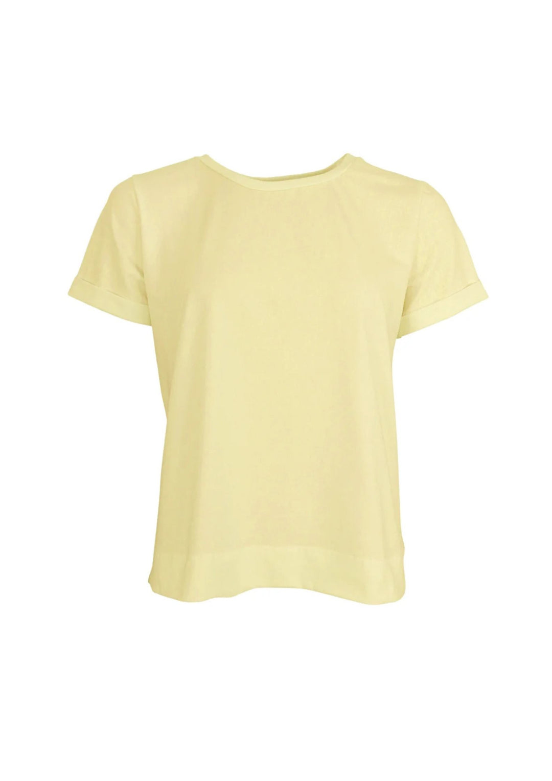 Black Colour - May SS T-shirt - Pastel Yellow