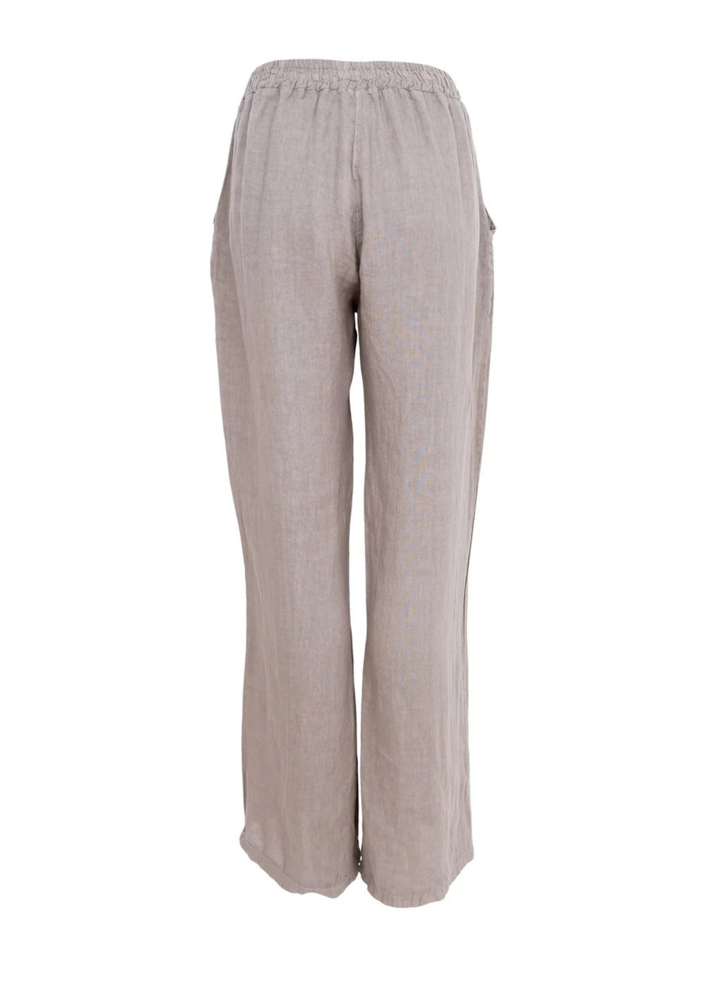 Black Colour - Melina Wide - Linen Bukser - Taupe