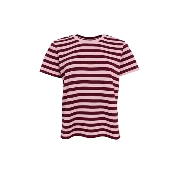 Black Colour - Missy SS T-shirt - Wine