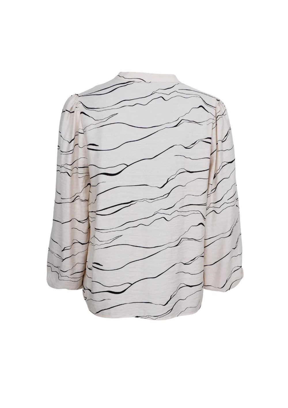 Black Colour - Pennie Blouse - Off white