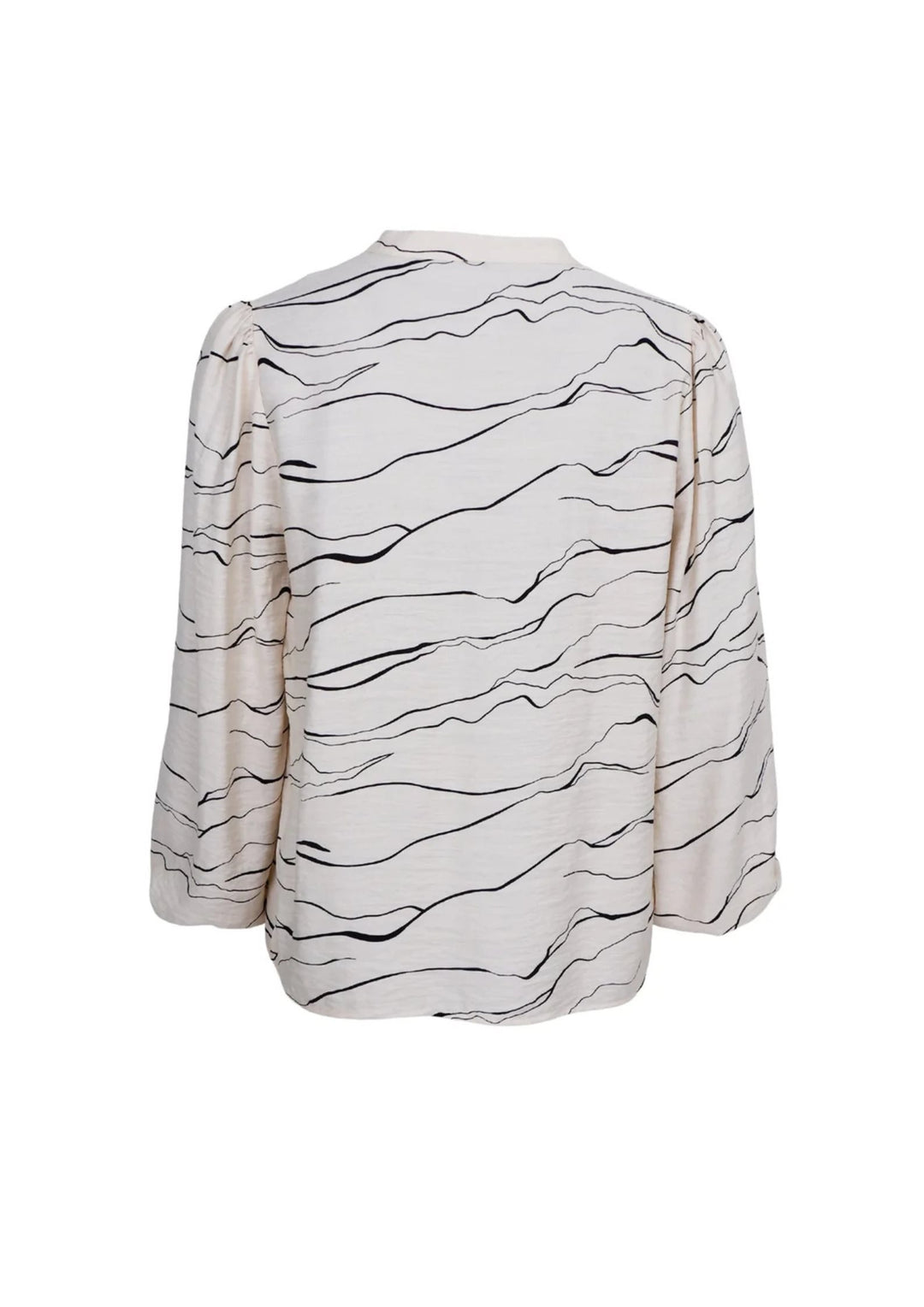 Black Colour - Pennie Blouse - Off white