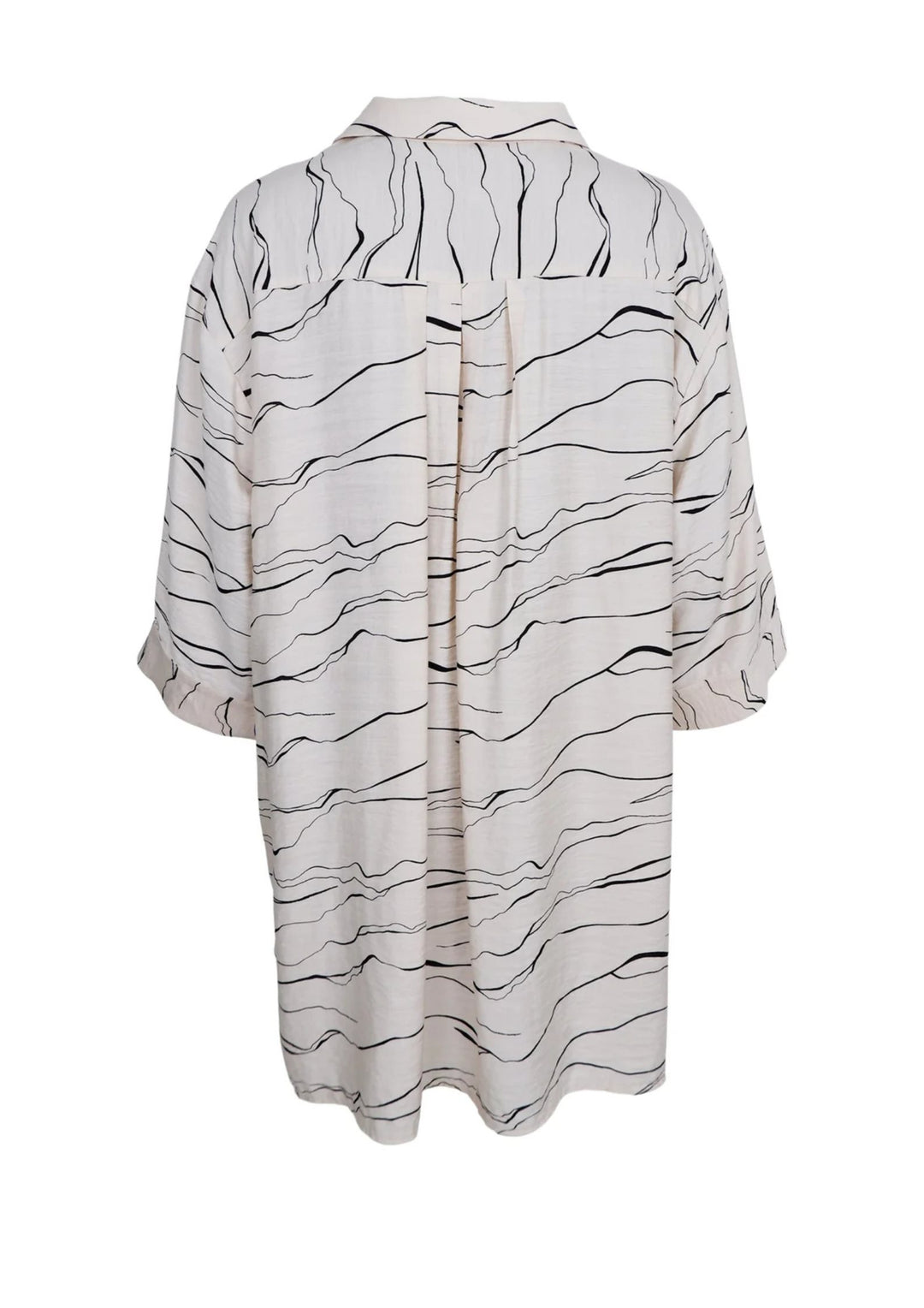 Black Colour - Pennie Tunic - Off white - Onesize
