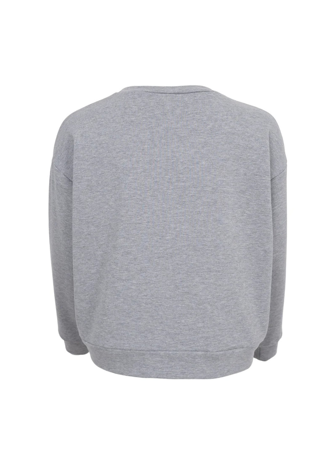 Black Colour - Sita Heart Sweatshirt - Grey