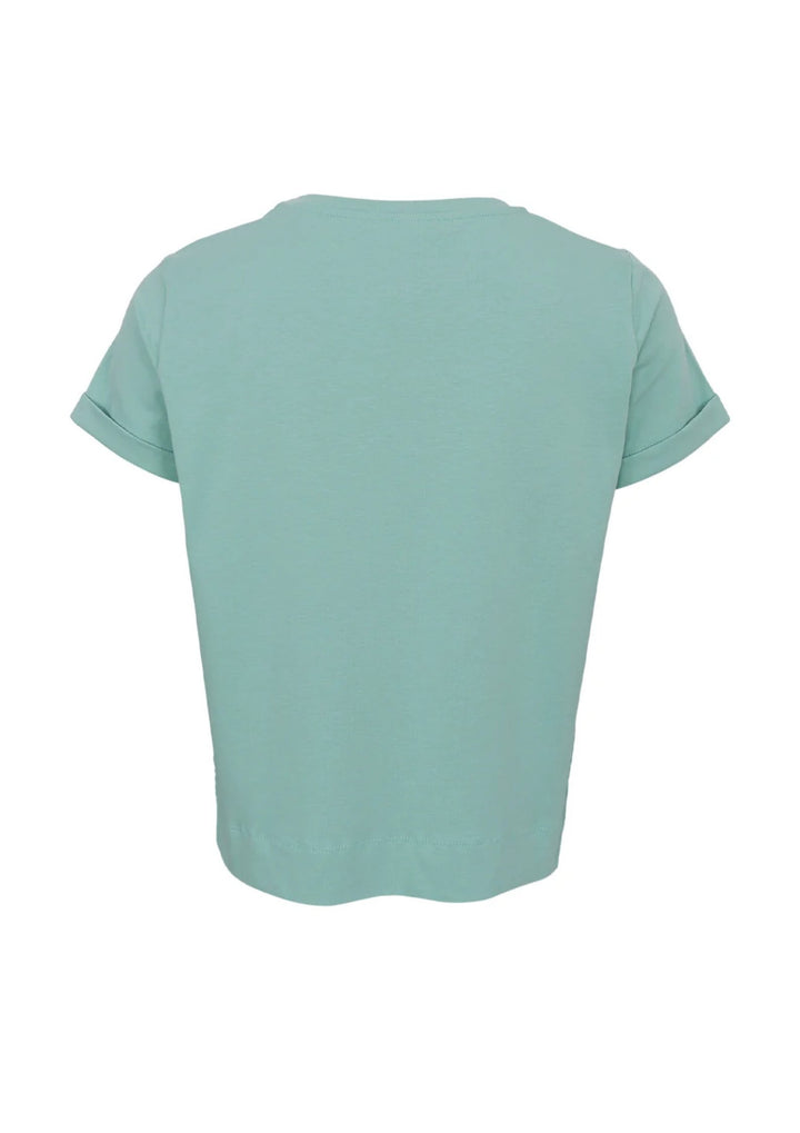 Black Colour - SS T-shirt - Pastel Green