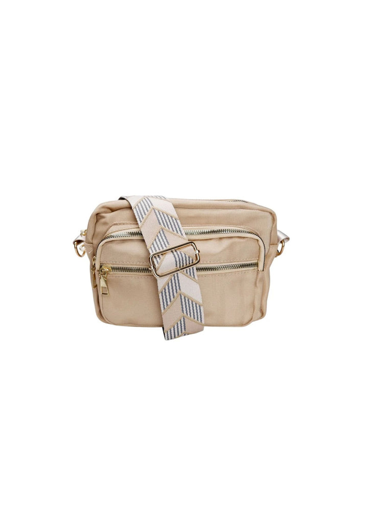 Black Colour - Vanda Crossover taske - Sand w. Garphic - Onesize