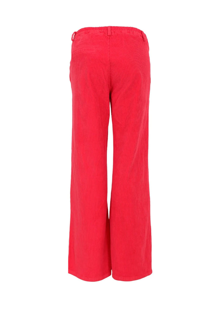 Black Colour - BCCora Corduroy Box Pant - Red