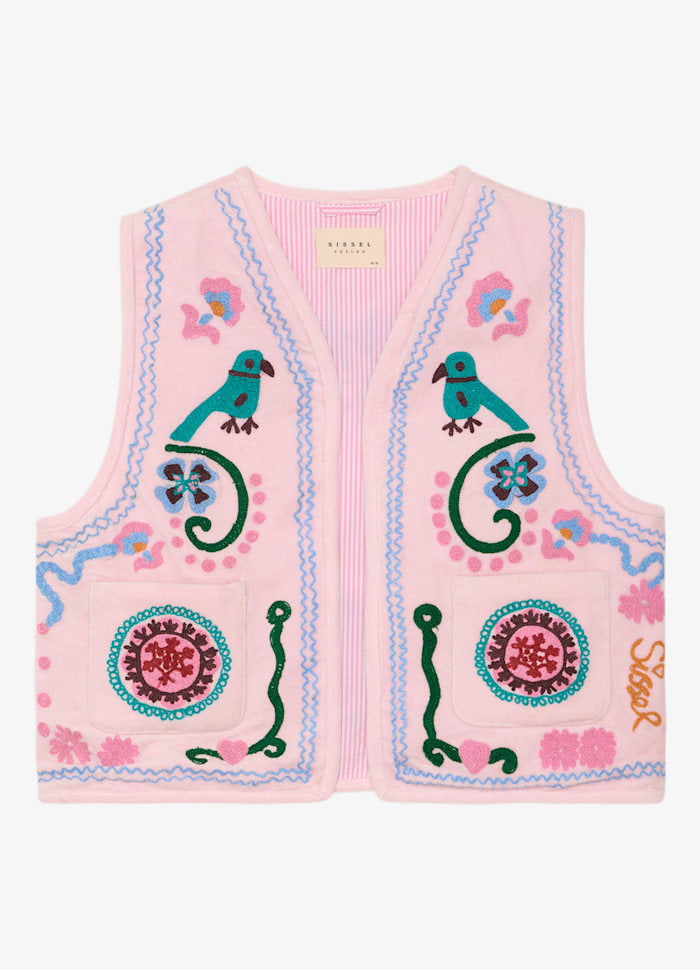Sissel Edelbo - Caia Vest - Rose - Onesize