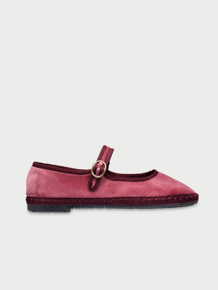 Flabelus - O`brien  Mary Jane Ballerina - Pink