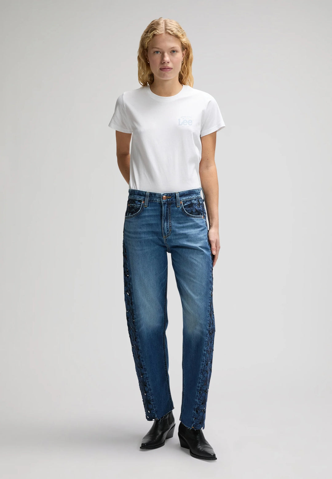 Lee - Rider Barrel Jeans - Blue Royalty