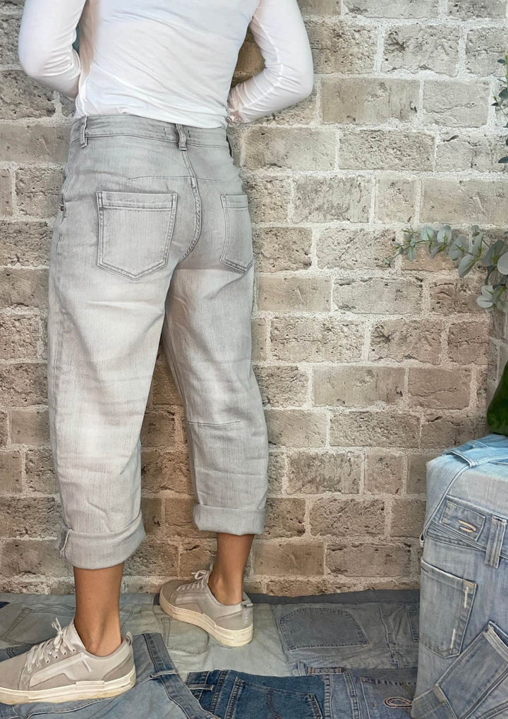 Cabana Living - Gracy Sw Jeans - Grey