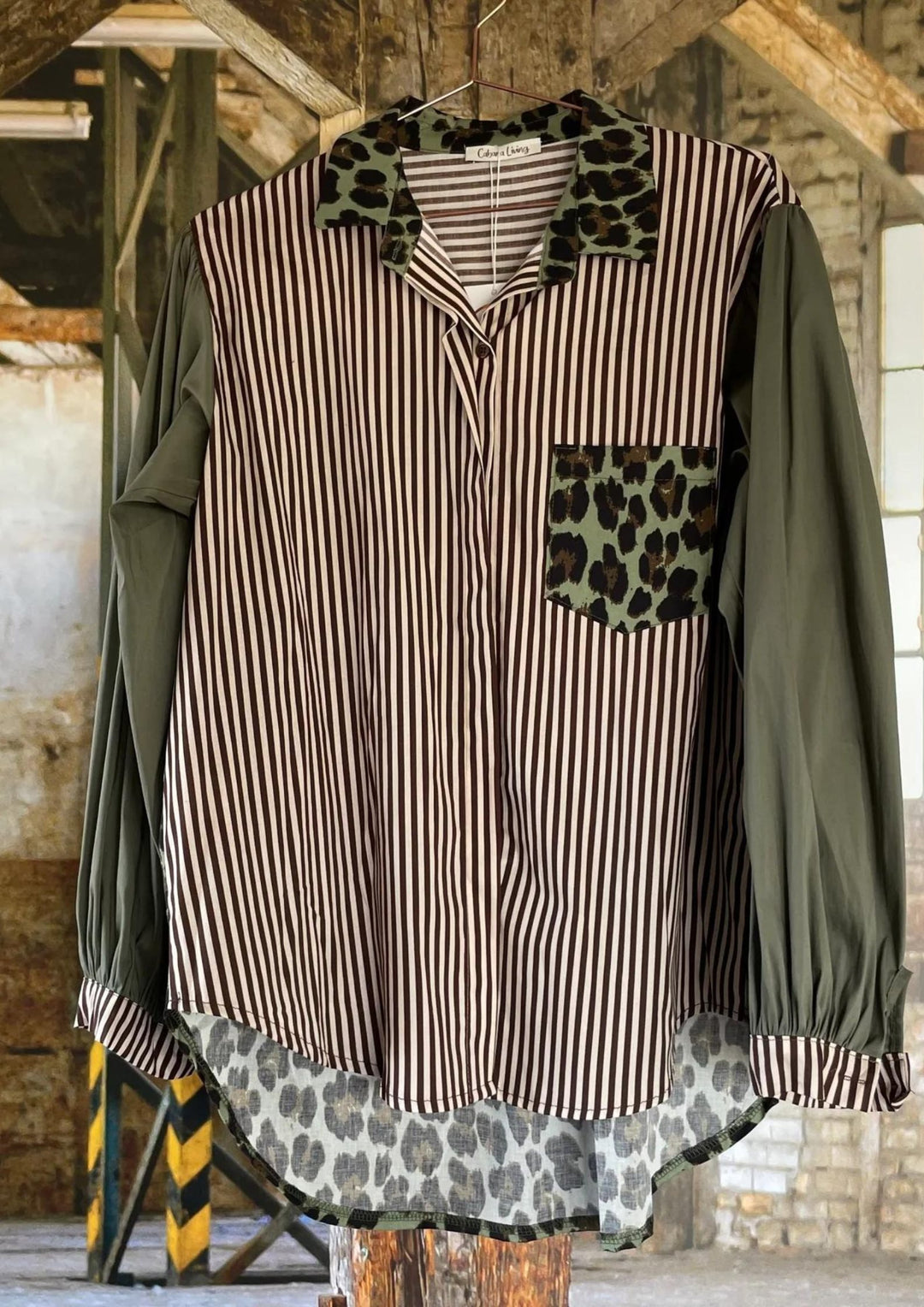 Cabana Living - Klara skjorte - Military - Onesize