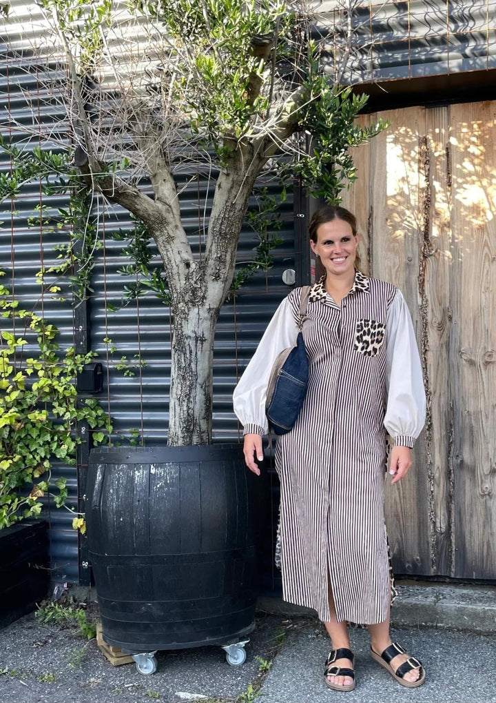 Cabana Living - Kora Skjortekjole - Beige - Onesize