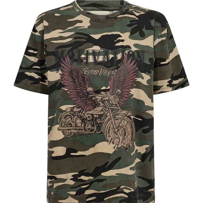 Depeche - Liza Camo T-shirt - Camouflage