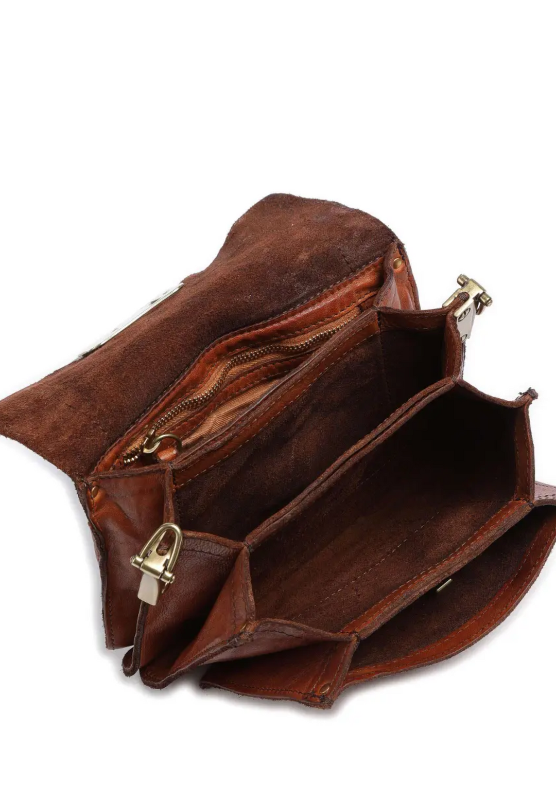 Campomaggi - Agnese Crossbody bag - Medium - Cognac - Onesize