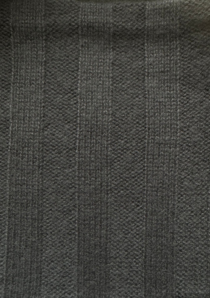 Care By Me - Hannah Tørklæde - Dark Grey - 70 x 180