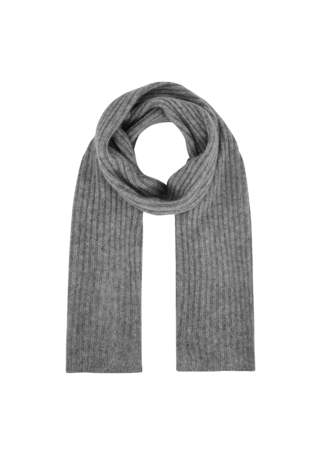 Care By Me - Sara Tørklæde - Mid Grey - 30 x 150