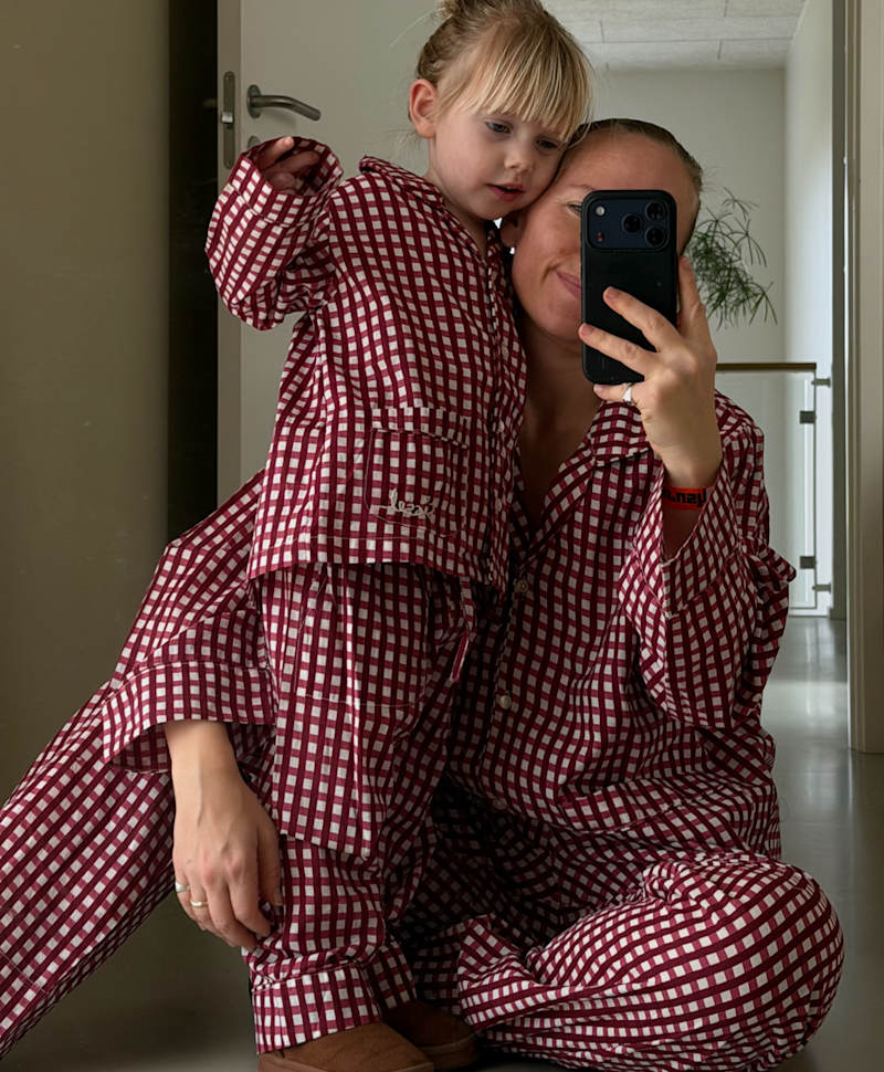 Sissel Edelbo - Nuit Mini Pyjamas Sæt - Berry Hedge