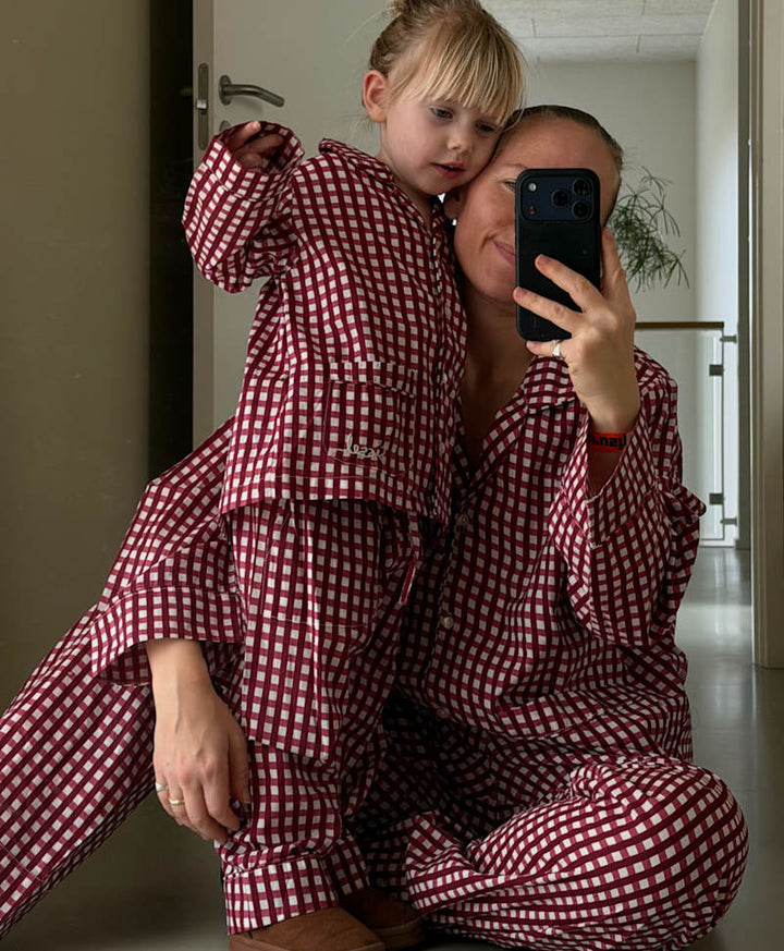 Sissel Edelbo - Nuit Pyjamas Sæt - Berry Hedge