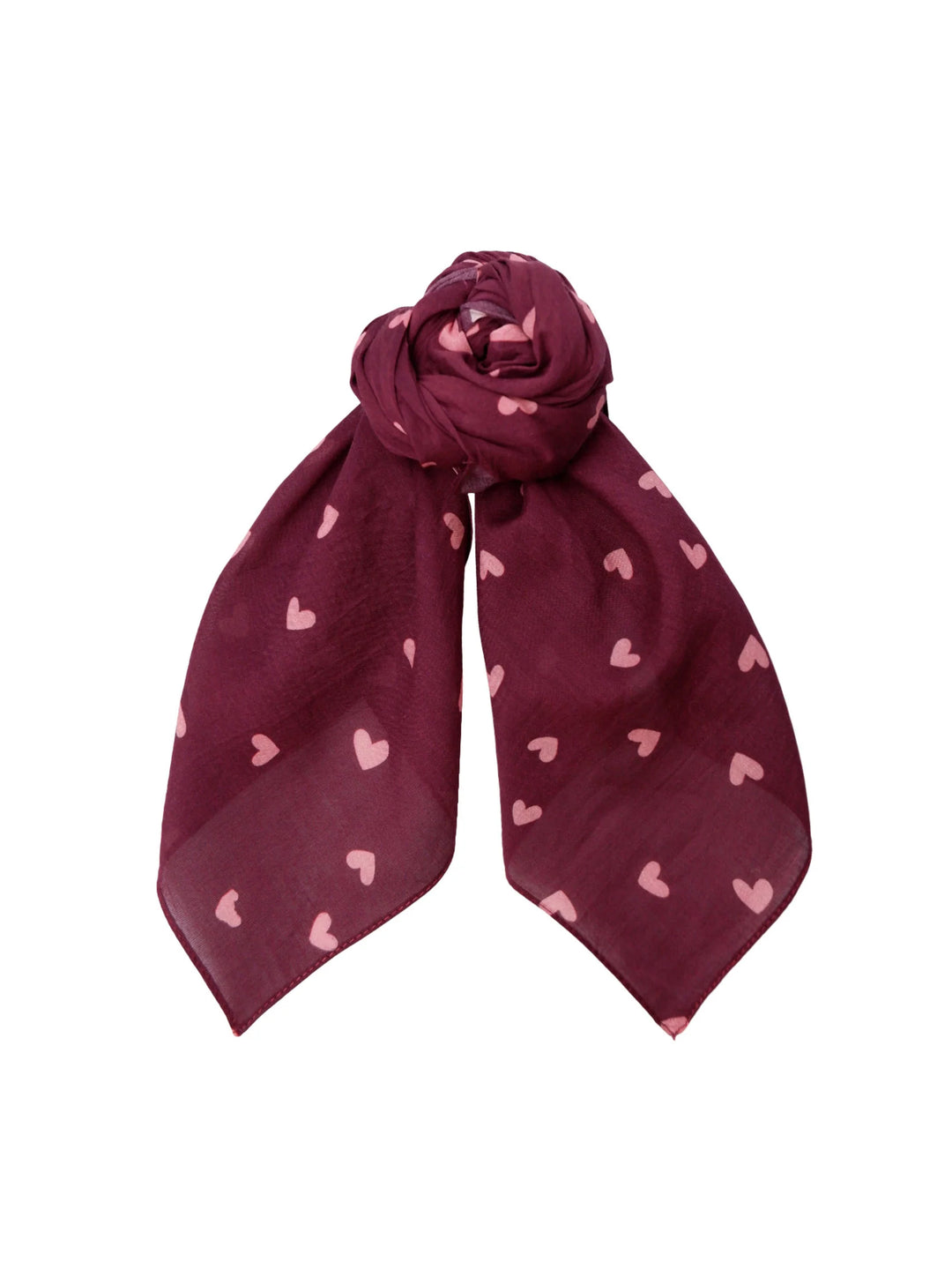 Black Colour - BC Claudine Mini Scarf - Plum
