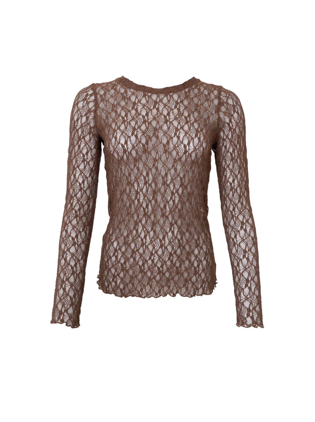 Black Colour - Cecily Lace Bluse