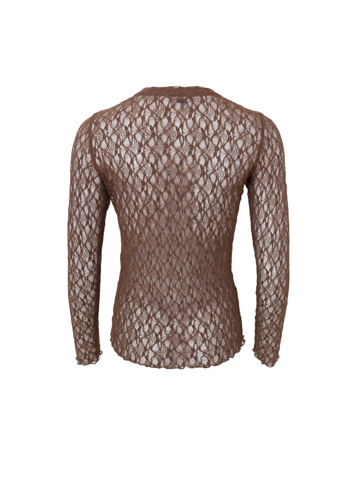 Black Colour - Cecily Lace Bluse