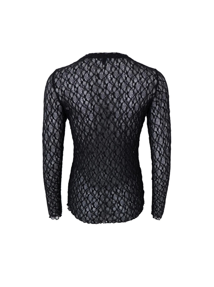 Black Colour - Cecily Lace Bluse