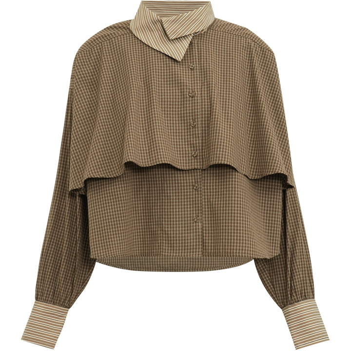 Gossia - ChalineGo Skjorte - Brown Checks