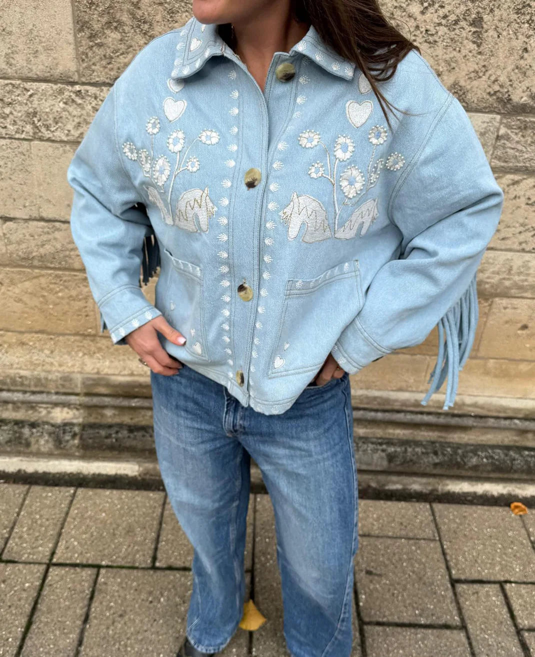 Sissel Edelbo - Christer Jakke - Denim - ONESIZE