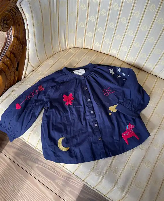Sissel Edelbo - Christmas Mini Top - Navy