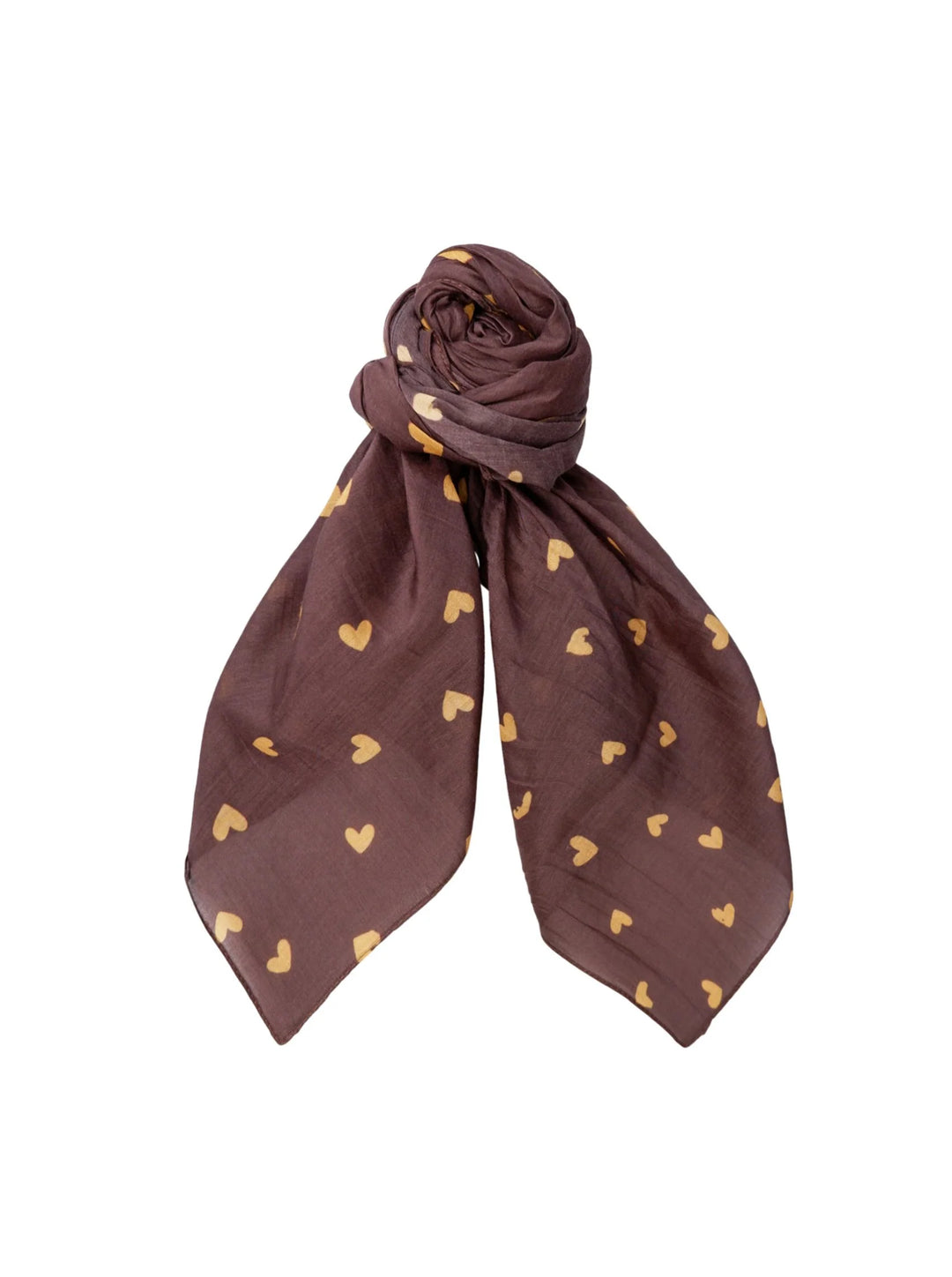 Black Colour - BC Claudine Mini Scarf - Coffee