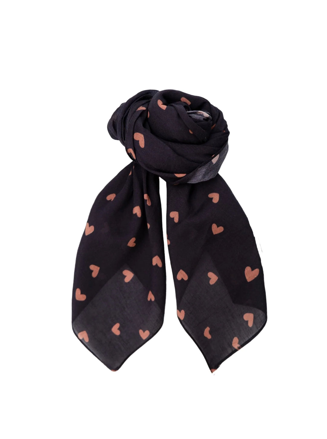 Black Colour - BC Claudine Mini Scarf - Black