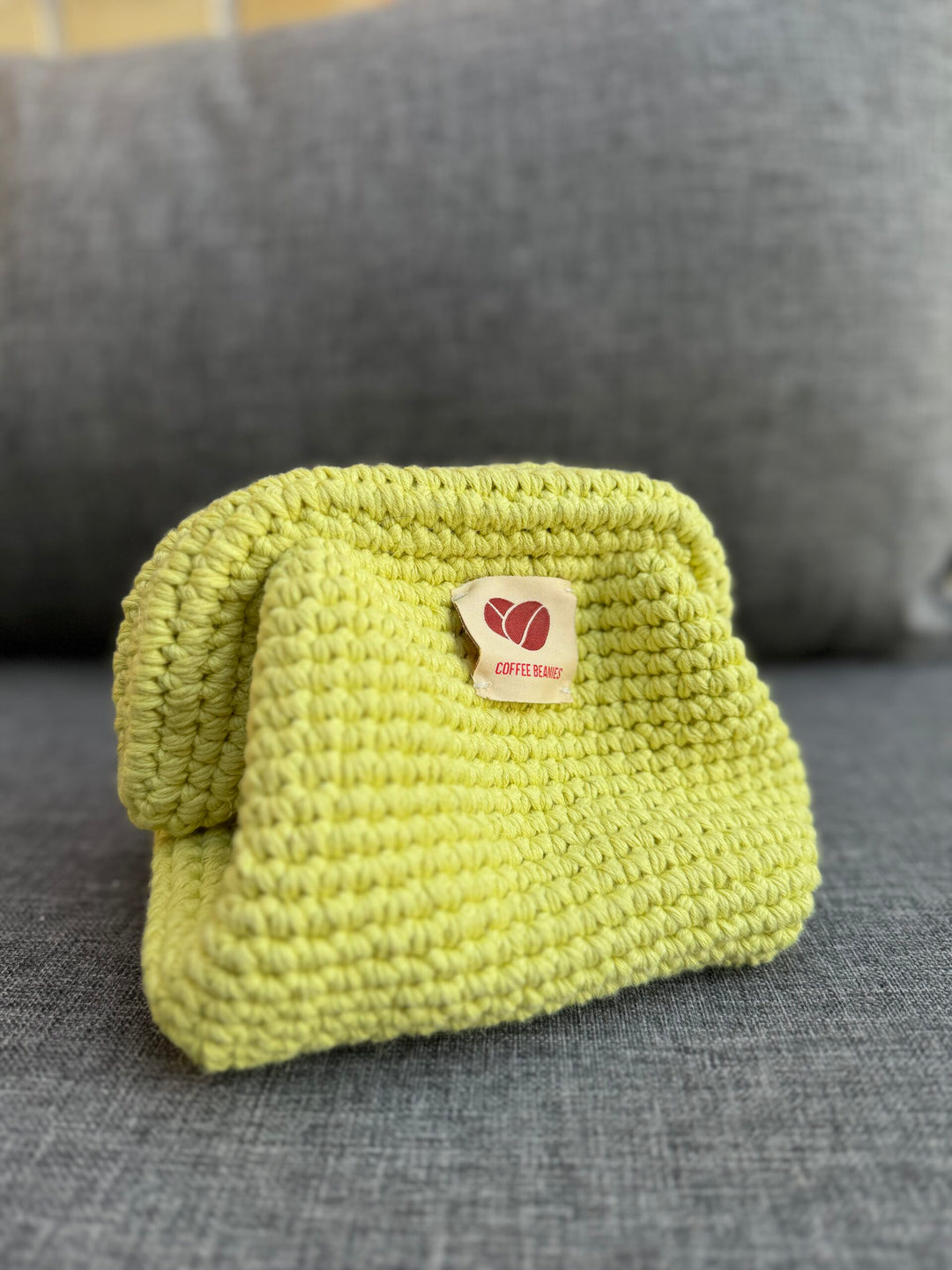 Coffee Beanies - Mini Clutch - Yellow - ONESIZE