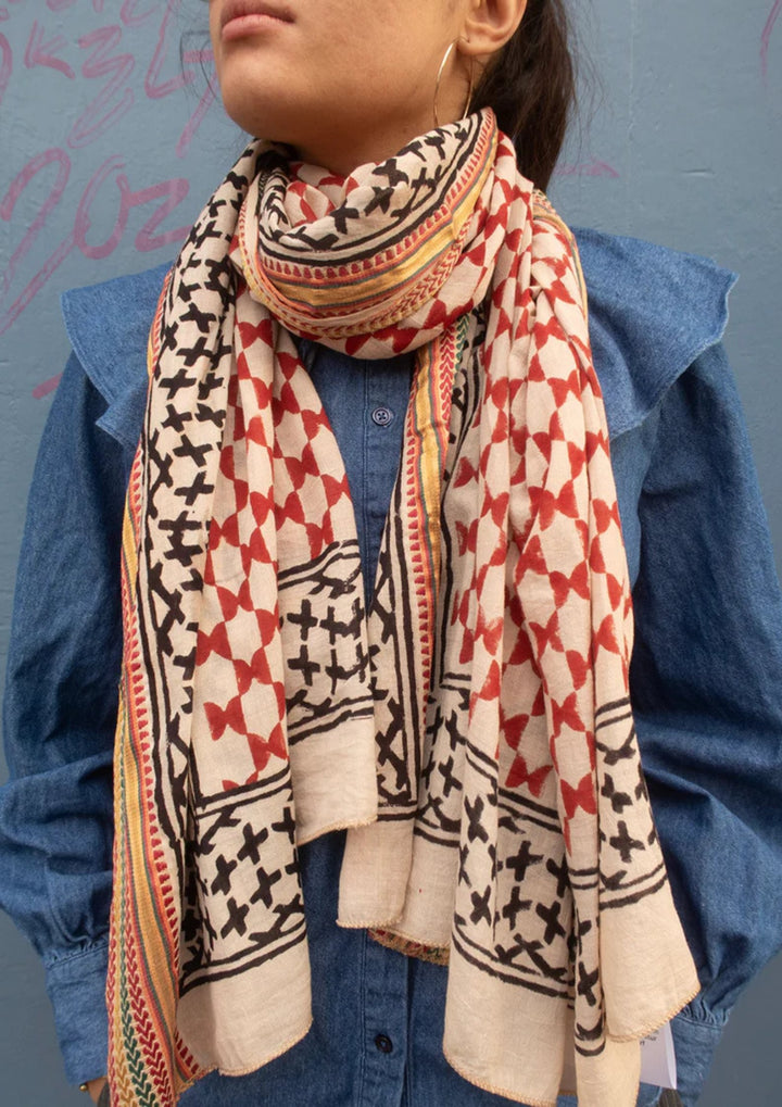 Craft Sisters - Bagru Scarf - Colour 02 - Onesize