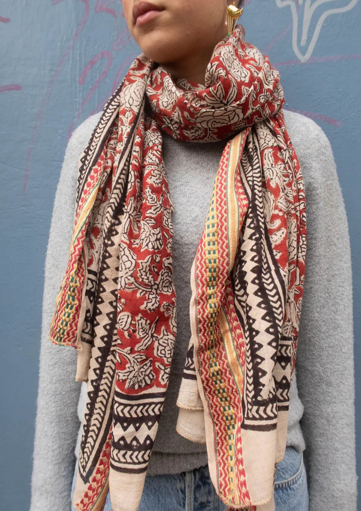 Craft Sisters  - Bagru Scarf - Colour 05 - Onesize