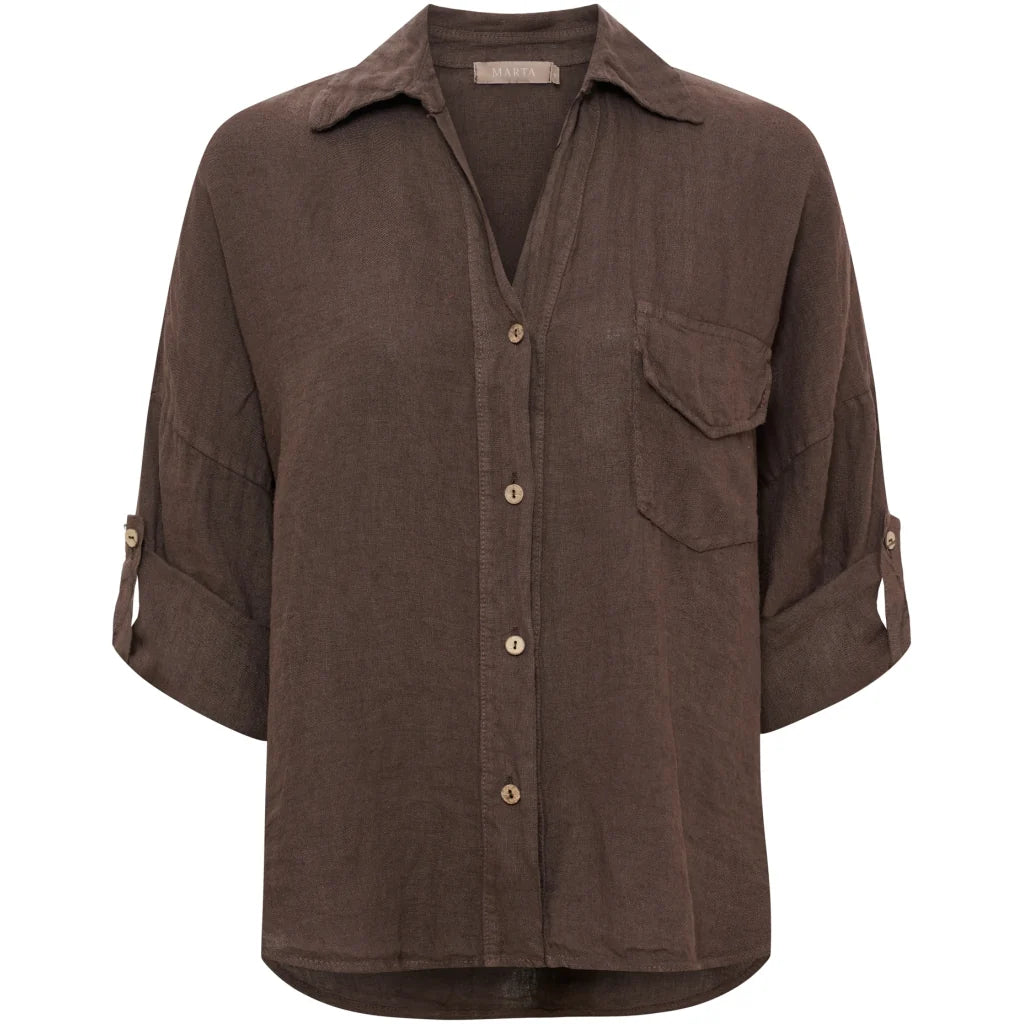 Marta - Daira Blouse - Mocha