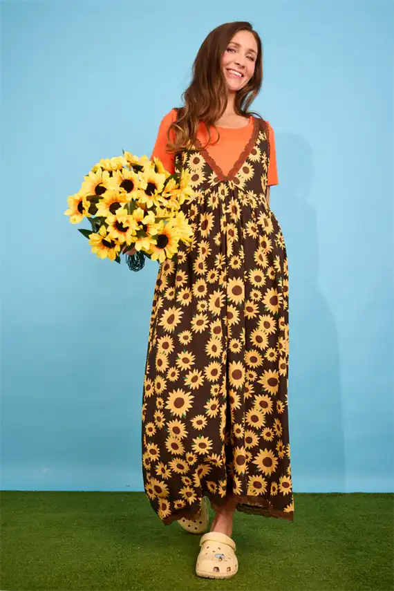 Hunkøn - Darlene Kjole - Brown