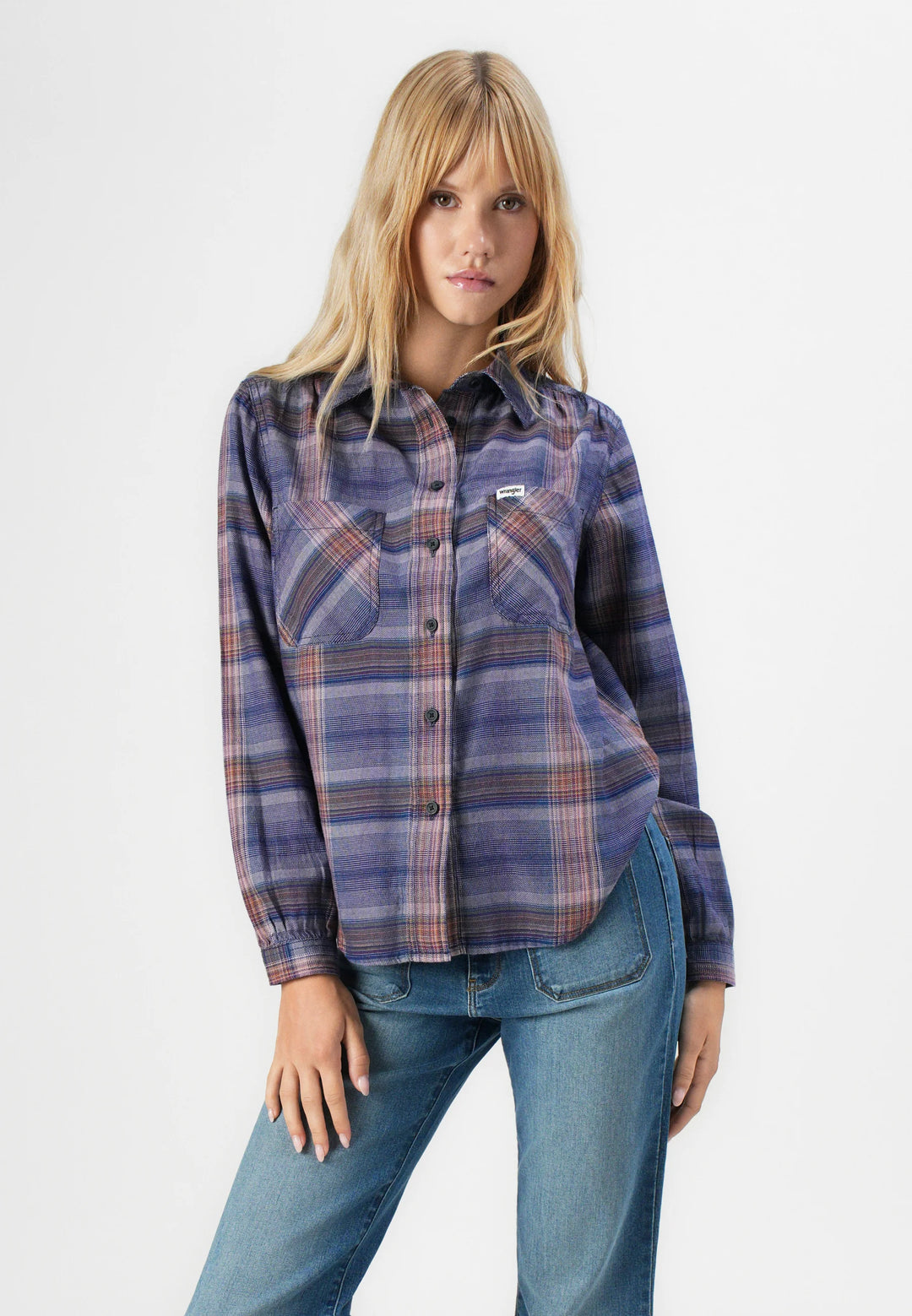 Wrangler - Femme Western Skjorte - Earth Red